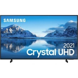 Smart Tv Samsung Crystal Uhd 4K 60Au8000 Design Slim Som Em Movimento Virtual Visual Sem Cabos 60" Samsung