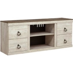 Willowton Signature Design LG TV Stand w/Fireplace Option - Ashley Furniture EW0267-268